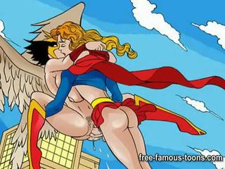 Garsus pieštinis superheroes porno parodija